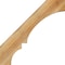Ekena Millwork 4"W x 28"D x 28"H Balboa Rough Sawn Knee Brace, Western Red Cedar BRC04X28X28BOA00RWR - alternate 3
